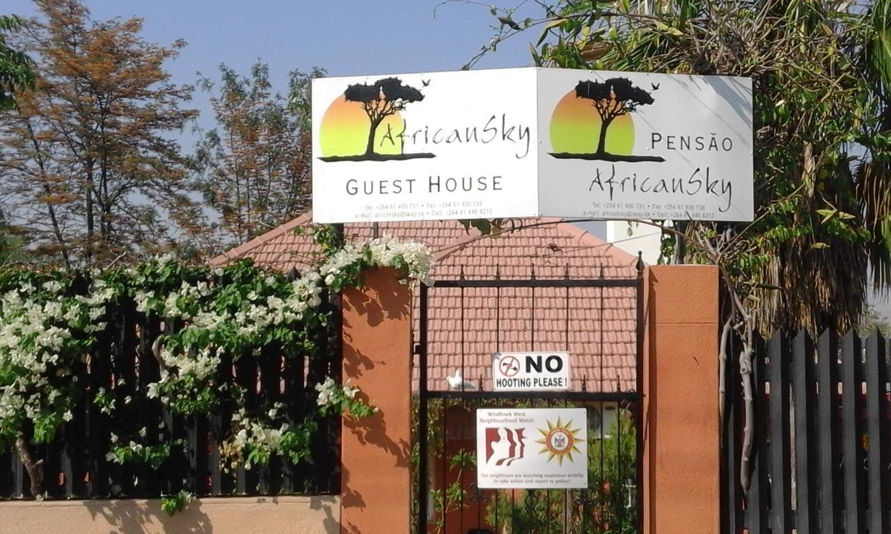 African Sky Guesthouse Windhoek Eksteriør bilde